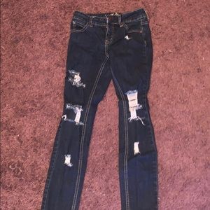 Size a ripped justice jeans
